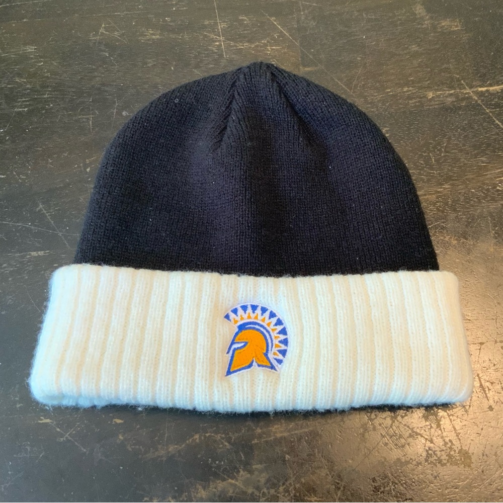 San Jose State Beanie Hat Cap Adult One Size Blue University College SJSU Mens